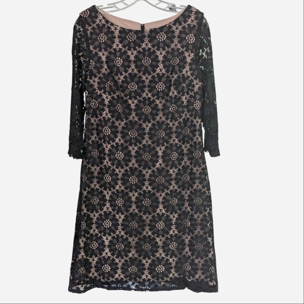 Black Lace Midi Dress